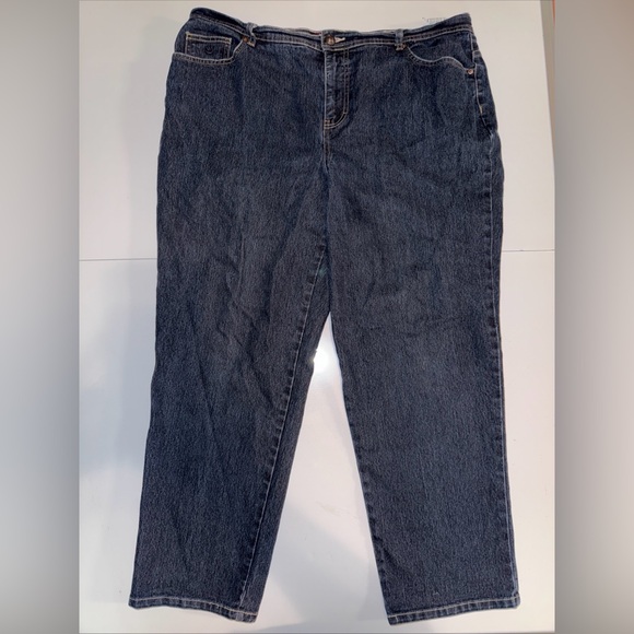Gloria Vanderbilt Amanda Womens Jeans Blue Size 18W Short - Picture 1 of 13